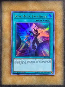Yugioh Dark Magic Twin Burst DUPO-EN018 Ultra Rare 1st Ed LP - Image 1