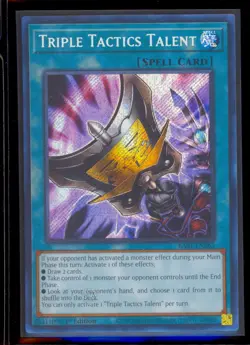 Yugioh Triple Tactics Talent RA01-EN063 Super Rare 1st Ed NM - Image 1