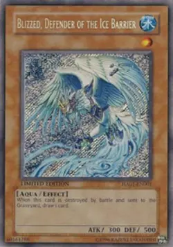 Blizzed, Defender of the Ice Barrier - HA01-EN001 - Secret Rare - Unlimited Edit - Image 1