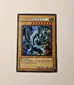 Yugioh Blue-Eyes White Dragon BPT-009 Secret Rare LP - Image 1