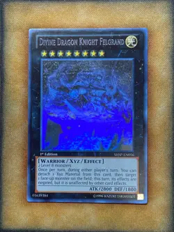 Yugioh Divine Dragon Knight Felgrand SHSP-EN056 Ghost Rare 1st Ed NM - Image 1