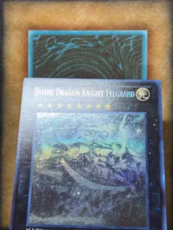Yugioh Divine Dragon Knight Felgrand SHSP-EN056 Ghost Rare 1st Ed NM - Image 3