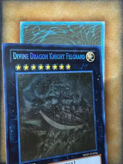 Yugioh Divine Dragon Knight Felgrand SHSP-EN056 Ghost Rare 1st Ed NM - Image 4
