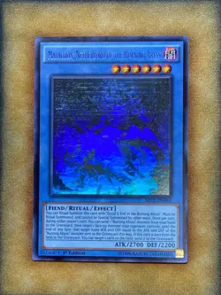 Yugioh Malacoda, Netherlord Of The Buring Abyss SECE-EN085 Ghost Rare 1st Ed NM - Image 1