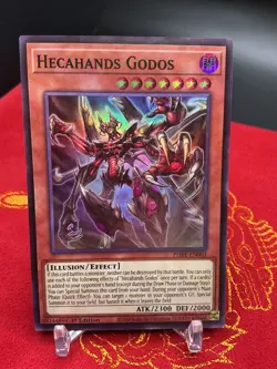 Hecahands Godos PHRE-EN003 (Super Rare) Yugioh Phantom Revenge LP - Image 1