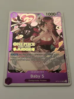 Baby 5 (Judge Pack Vol. 5) OP10-076 One Piece Promotion Cards Foil - Image 1