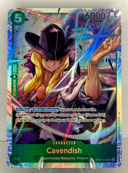 One Piece EB01-012 Cavendish Foil Reprint TCG - Image 1
