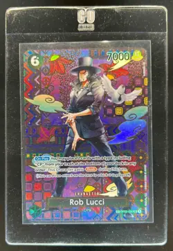 2023 One Piece Pillars Of Strength Rob Lucci Alt Art #OP03-092 - Image 1