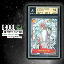 One Piece OP - OP08-118 Silvers Rayleigh Manga SEC - Two Legends - BGS 10 - Image 1