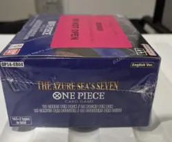 One Piece TCG OP-14 The Azure Sea's Seven Booster Box SEALED IN-HAND - Image 4