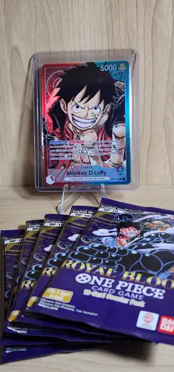 One Piece - Monkey D Luffy (Parallel) OP01-003 Romance Dawn Foil - English - Image 2