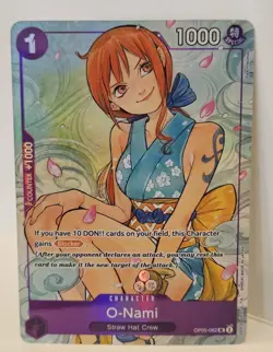 One Piece O-Nami OP05-062 Illustration Box Promo Volume 1 English - Dmg - Image 1
