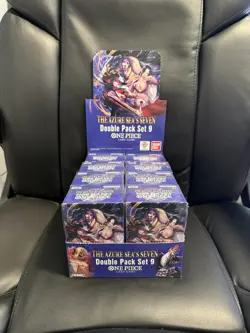 8X One Piece Double Packs Set 9 OP14 - The Azure Sea’s Seven SHIPS SAME DAY - Image 1