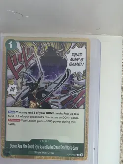 Legacy of the Master #OP12-037 Demon Aura Nine Sword Style Drawn - Image 1