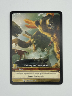 World of Warcraft TCG Legion 299/319 Extended Art Falling to Corruption - Image 1