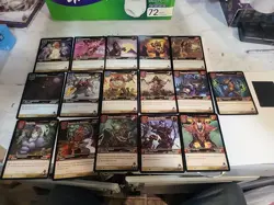 World Of Warcraft - 16 Jumbo Card Complete Set - Heroes Of Azeroth CCG TCG - Image 1
