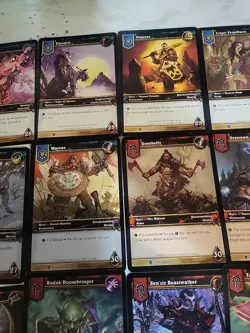 World Of Warcraft - 16 Jumbo Card Complete Set - Heroes Of Azeroth CCG TCG - Image 4