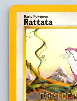 Rattata HP 30 Bite Attack Common Yellow Vibrant Pokemon Card - Image 3