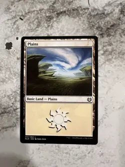 Mtg Magic Kaladesh Misprint Plains Missing Black Ink Layer Error Card - Image 1