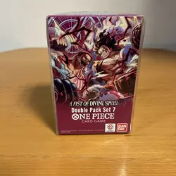 One Piece Card Game A Fist of Divine Speed Double Pack Set 7 DP-07, New, Sealed - Image 1