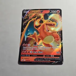 Pokemon Charizard V 018/159 Crown Zenith Ultra Rare Holo Dragon English Card - Image 1
