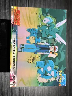 Pokemon Topps Series 1 Card | Mewtwo Strikes Back "The Battle Renewed" #32 - Image 1