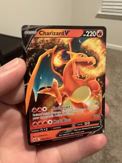 Pokemon TCG Charizard v Crown Zenith Holo Ultra Rare Card 018/159 - Image 3