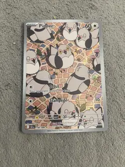 Pokemon TCG Pidove Illustration Rare Card 148/086 Black Bolt Edition NM - Image 1
