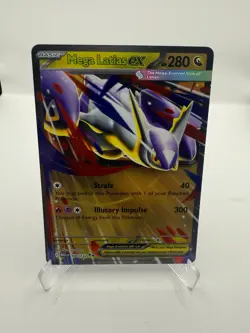 Pokemon Card Mega Latias ex 100/132 Mega Evolution Holo Rare - Image 1