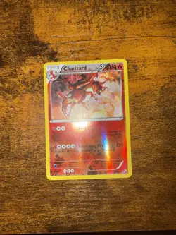Charizard 19/113 Legendary Treasures Reverse Holo Card Near Mint Condition - Image 1