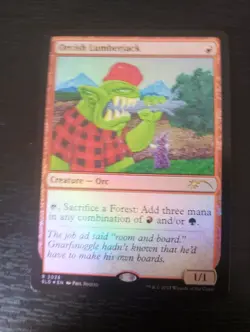 Orcish Lumberjack (2025) - Near Mint MTG Secret Lair Foil - Image 1