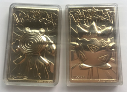 Pokemon 23k Gold Plated Cards Lot Poliwhirl & Togepi 1999 Limited Ed w/ Pokeball - Image 4