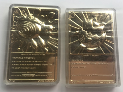 Pokemon 23k Gold Plated Cards Lot Poliwhirl & Togepi 1999 Limited Ed w/ Pokeball - Image 5