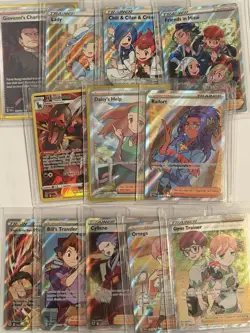 Pokemon Card Lot 12x Card Holo Trainer Full Art Ultra Rares TCG - Image 1