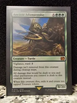 Final Fantasy MTG - Ancient Adamantoise Mythic Non-Foil (Near Mint) - Image 2