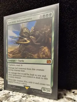 Final Fantasy MTG - Ancient Adamantoise Mythic Non-Foil (Near Mint) - Image 3