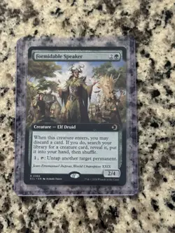 MTG Lorwyn Eclipsed Formidable Speaker 0366 Extended Art NM - Image 1