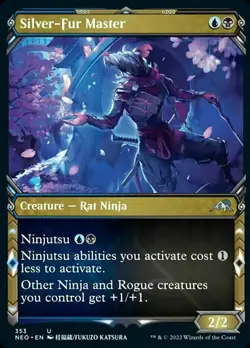 Silver-Fur Master (353) Foil Showcase Kamigawa: Neon Dynasty NEO MTG Magic NM - Image 1