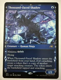 Thousand-Faced Shadow (Showcase) Kamigawa: Neon Dynasty Regular - Image 1