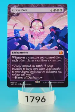 MTG Grave Pact Wilds of Eldraine: Enchanting Tales Regular #29 - Image 1