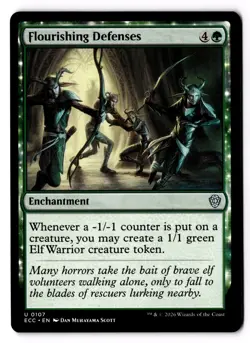 Flourishing Defenses 107 Commander: Lorwyn Eclipsed Normal NM - Image 1