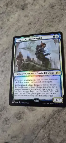Lonis, Cryptozoologist (Showcase) Modern Horizons 2 Foil Rare MTG NM - Image 2