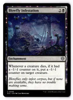 Blowfly Infestation 46 Commander: Lorwyn Eclipsed Normal NM - Image 1