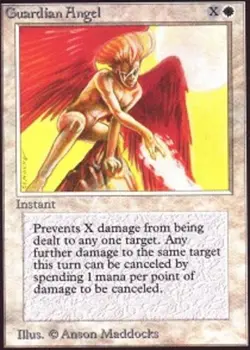 MTG Guardian Angel, Light Play, English Beta - Image 1