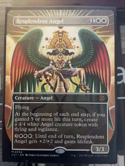Resplendent Angel (Borderless) The Lost Caverns of Ixalan MYTHIC RARE Mtg - Image 1