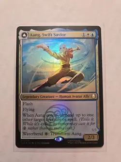 Aang, Swift Savior (Foil) - Avatar - Rare - Legendary Creature - MTG - Image 1