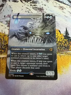 (BORDERLESS) Deceit (293) - Lorwyn Eclipsed (ECL) - MTG - Image 3