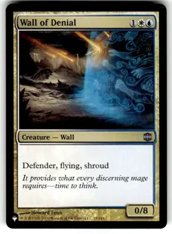 Wall of Denial The List Reprints Regular MTG - Image 1