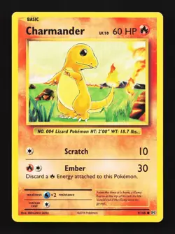Charmander 9/108 LP Evolutions English Pokemon Card TCG - Image 1