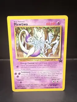 Pokemon TCG Mewtwo Black Star Promo 12 Vintage - Image 1